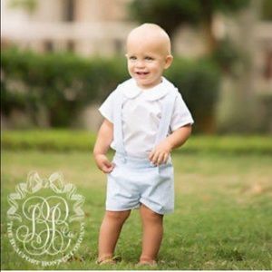 Preston Prep shorts in Breakers Blue Seersucker